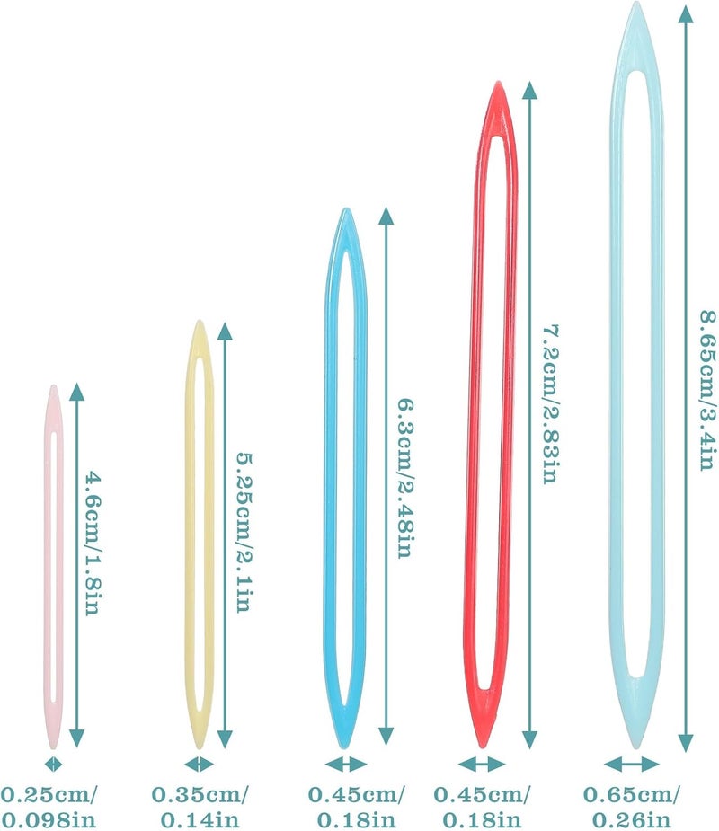 HaiFafafaing 10 Pcs Large Eye Finishing Yarn Needles for Sewing Weaving in Ends, Assorted Weaving Sewing Needles, Darning Needle for Yarn Crochet Knitting - Image 2